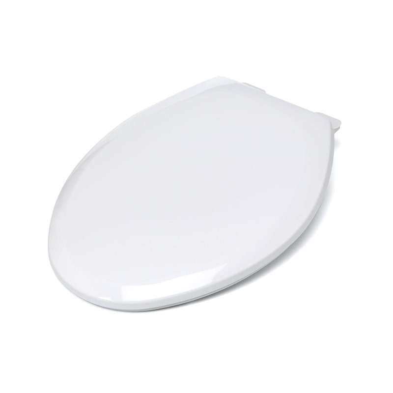 Toilet Bathroom Bath Elongated Toilet Seat Lid Cover Closed Front Lift